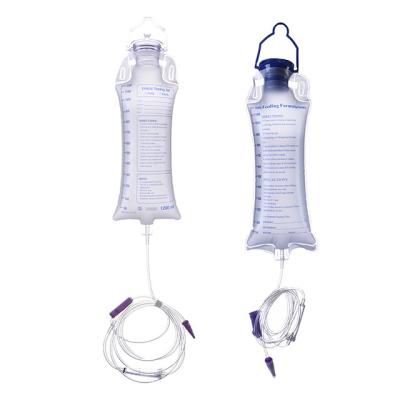 Китай Наборы прозрачной силы тяжести питания 500ml 1500ml Enteral питаясь продается