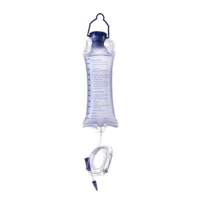 Chine Ensemble de alimentation de la gravité 1500ml médicale jetable transparente de la classe II à vendre