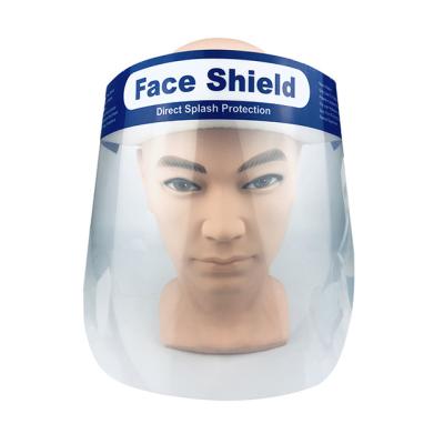 China CE0161 Transparent 0.25mm Thickness UV Printing Medical Protective Face Shield for sale