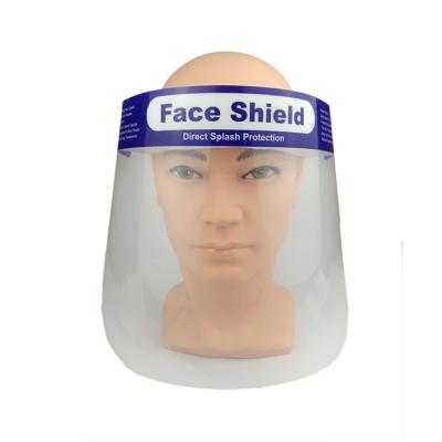 China 32*22cm PET Sponge Material 35g Isolation Medical Face Shield for sale