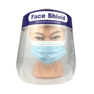 China High Temperature Resistance Elastic Headband Disposable Face Shield for sale