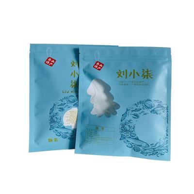 China 2021 Color Moisture Proof Recyclable Custom Size Flat Bag Manufacturer Single Dry Packaging Pouch for sale