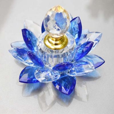 China Europe Factory Wholesale Crystal Glass Luxury Perfume Bottle Perfume Oil Glass Bottle for sale