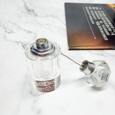 China Europe new Clear Crystal Glass Perfume Bottle Craft for Crystal Gift Luxury Crystal Glass perfume bottle for sale