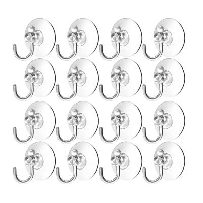 China Adsorbed on smooth surface for hanging objects suction cups with plastic hooks Christmas decoration sucker hangers (diameter: 3.5/4.5cm) for sale