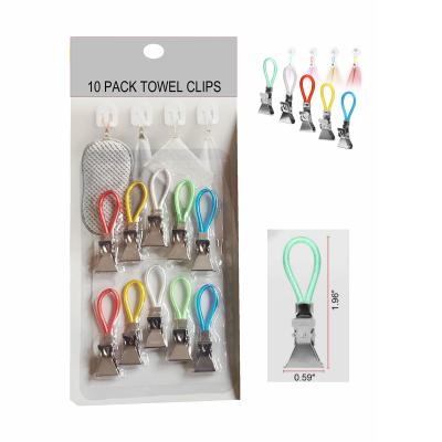 China Towel Hanging Metal Napkin Clips for sale