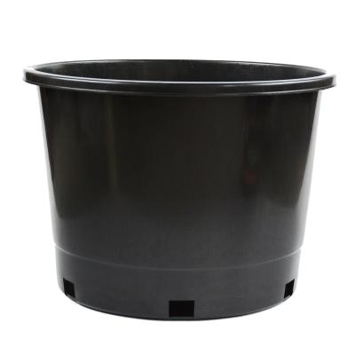 China 1 2 3 4 5 7 10 15 20 25 Gallon Plastic Nursery Pots Planter Flower Pot Ron Bo Modern Black Round Sunrise for sale