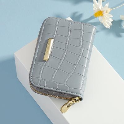 China TAOMICMIC Vintage Travel Bank Card Organizer Wallet Passport ID Card Holder Ticket Credit Card Filter Mount Zipper Ladies Pinch for sale