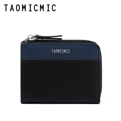 China TAOMICMIC Waterproof Men's Wallet Card Holder Clip Case Mini Men Casual Cover Minimalist Slim Leather Men for sale