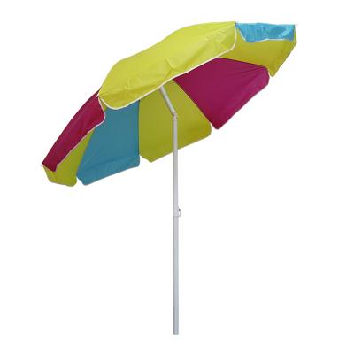 China American Style Beach Umbrella with Tassels Chinese High Quality Fashional Large Outdoor Polyester Customized Modern Folding Big Umbrella Manual for sale