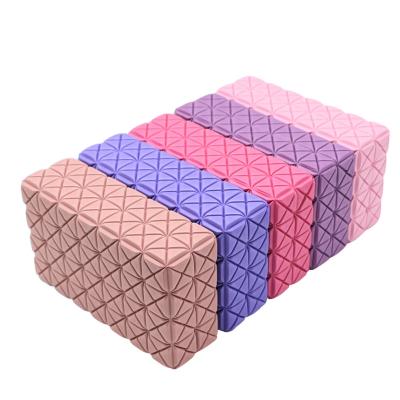 China Diamond Pattern Yoga Brick High-Grade High-Grade Band Dance Practice Aid 280g Environmental Protection for sale