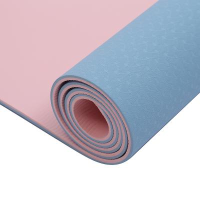 China Customized Organic Fitness Gym Sports Waterproof Washable Anti-skid Durable Folding Environmental Protection Yoga Mat Premium Band Yoga Pad Gymnastic Durable for sale