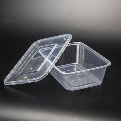 China Sustainable Disposable Food Container In Boxes Food Container Packaging Trays With Lid for sale