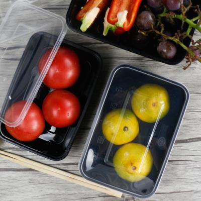 China Viable Disposable Plastic Rectangular Food Container for sale