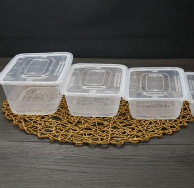 China Hotsale Microwavable Disposable Plastic Food Container Box Box For Food for sale