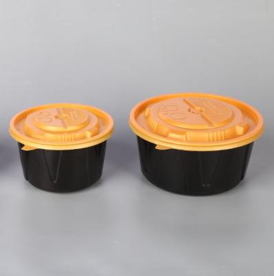 China Disposable Disposable Bento Boxes Food Soup Plastic Dressing Packaging Containers With Lid for sale