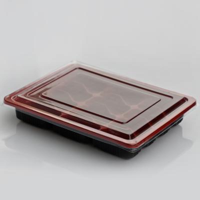 China Household Use Plastic Disposable Frozen Dumpling Tray For Food Packaging for sale