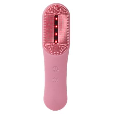 China 2022 Best Selling Anti-Puffiness Personal Care Sonic Face Massager IPX7 Silicone Facial Cleansing Brush for sale