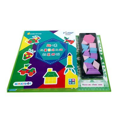 China Recycled Materials Shape Puzzle Geometric Puzzle EVA Puzzle Geometry Shape Color Foam Geometric Tangrams For Kid Early Learner for sale