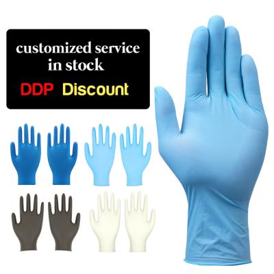 China Cheap Disposable Medical Xingyu Dental Examination Gloves Powder Free Protect Medical Blue Hand Nitrile Examination Gloves for sale