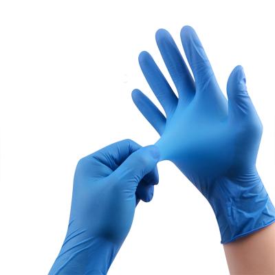 China Medical Wholesale Xingyu 100%Nitrile Examination Disposable Gloves High Quality Blue for sale