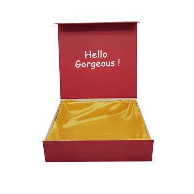 China Biodegradable Custom Logo Premium Luxury Cardboard Paper Hair Extension Wig Gift Magnetic Packaging Box for sale