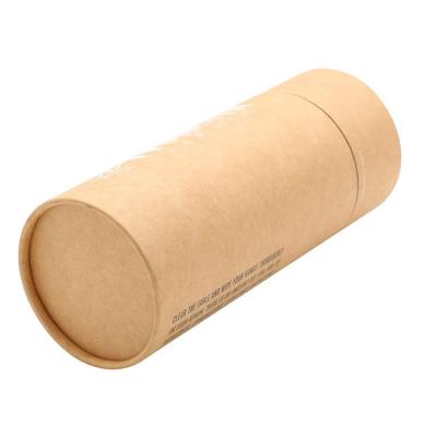 China Recycled Materials Wholesale Customized Logo Cylinder Candle Packaging Boxes Biodegradable Recycled Kraft Paper for sale