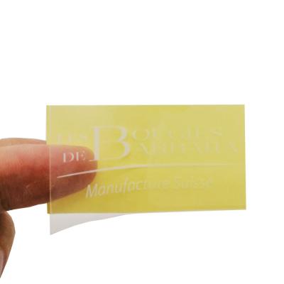 China Wholesale waterproof plastic die cut thank you sticker printing custom private label stickers with logo for sale