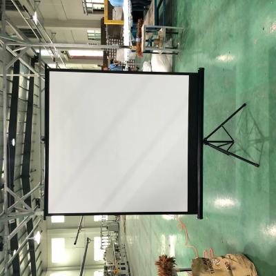 China Tripod 84 Inch 16:9 Tripod Projection Screen With Carry Bag for sale