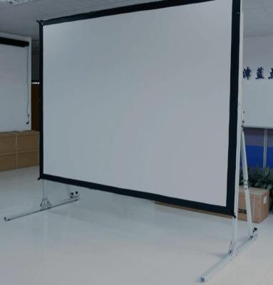 China White Fold Portable Screen Projector And Screen 300 Inch Screen Projector for sale