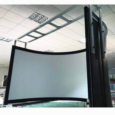 China Frame TELON OEM & ODM curved fixed frame projector screen for outdoor for indoor cinema home movie projection screens for sale