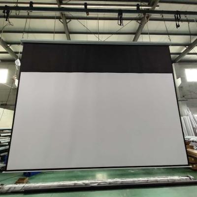 China Electric Motorized Proejction Screen Projector Screen Projection 300 Inch for sale