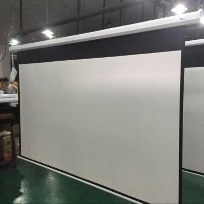 China Electric Motorized Electric Screen Screen With Remote Control for sale