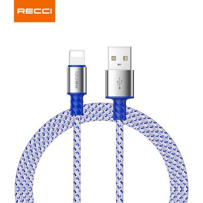 China Mobile Phone Retail Stores Shops Best Sales Recci N37 Tube Design USB Data Cable 5A Fast Charging USB C - To /Micro C Type /Lightning for sale