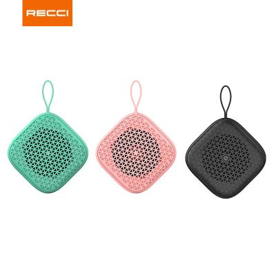 China Wholesale Portable Mini Phone Function Recci Blue Tooth Speaker, Wireless Speaker High Quality Outdoor Stereo High Fidelity Sound Music Player Good for sale