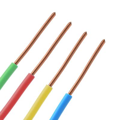 China Construction Electrical Wire BV Solid Single Core Electrical Cables Cable For House Wiring for sale