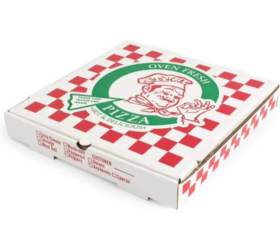 China Custom Recycled Materials Inch Pizza Box for sale