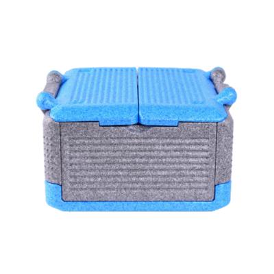 China Wholesale PPE Plastic Transport Cold-Chain Foam Box Cooler Flip Box for sale