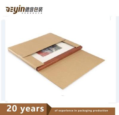 China Recycled Materials Plain 5 Ply Corrugated Cardboard Box Single Wall Ad Moving Box for sale