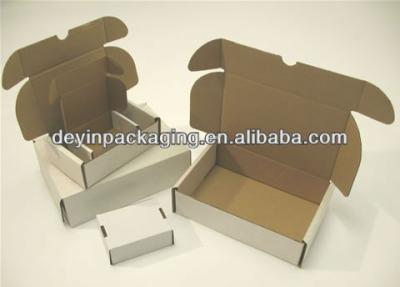 China Recycled Materials Die Cut White Packaging Paper Box for sale