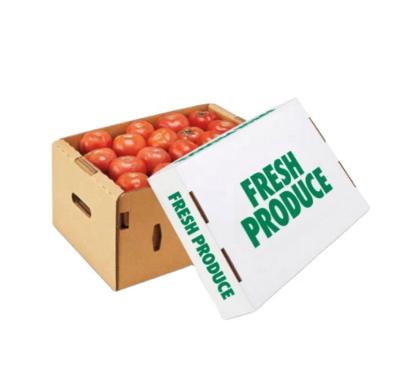 China Recyclable Cheap Waterproof Corrugated Fruit And Vegetable Cardboard Boxes for sale