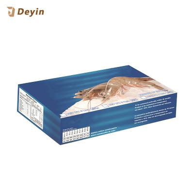 China Recycled Materials Wholesale Custom Water Resistant Cardboard Packaging Box For Fish Shrimp for sale