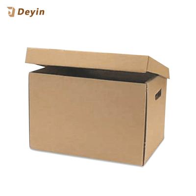 China Recycled Strong Materials Storage Folder Document Cardboard Archive Corrugated Boxes for sale