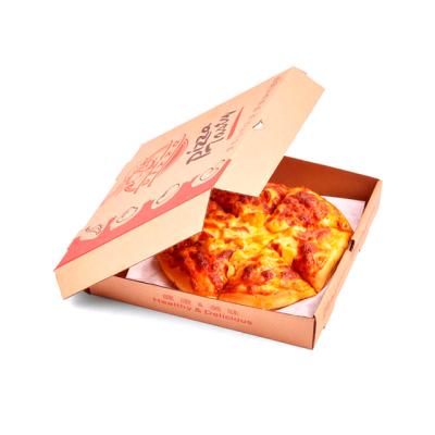 China Recycled Materials Wholesale Cheap Inch Pizza Boxes With Customized Printing for sale