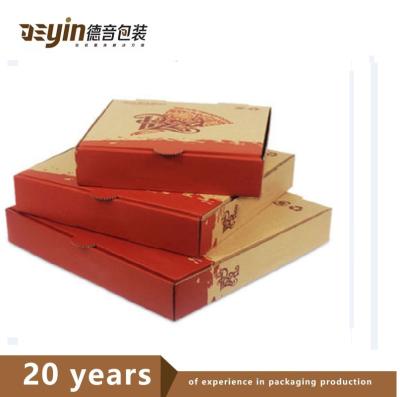 China Recyclable White Pizza Box With Customized Logo Print For Delivery for sale