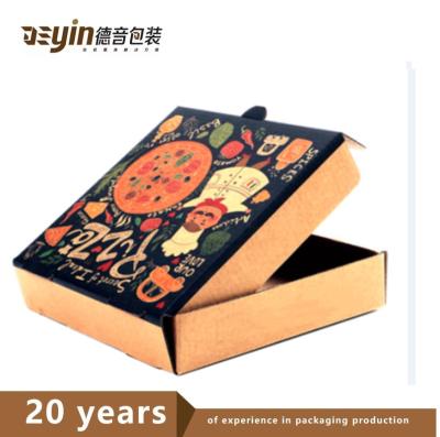 China Recyclable Customized Recyclable Cardboard Box , Corrugated Paper Pizza Box for sale