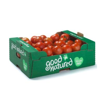 China Recyclable Custom Vegetable Fruit Tomato Packing Corrugated Cardboard Box for sale