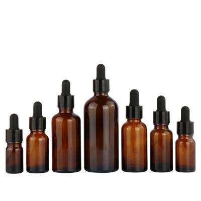 China Wholesale 100ml 50ml 30ml 20ml 15ml 10ml 5ml Personal Care Green Amber Blue Clear Essential Oil Glass Bottle for sale