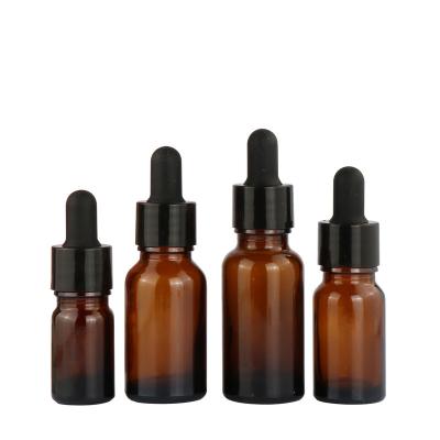 China Cheap Fast Shipping 20ml 15ml 10ml 5ml Personal Care Wholesale Green Amber Blue Clear Vials Essential Oil Serum Glass Bottle for sale