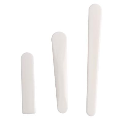 China PS 7cm Plastic Skin Care Cream Spatulas, Plastic Face Cream Spatula Mask Stick Spatula For Spoon Cosmetic White Cosmetic Wholesale for sale